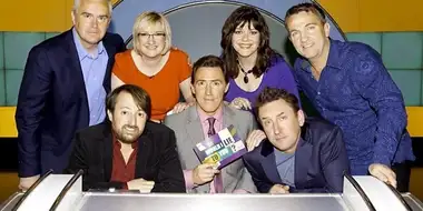 Huw Edwards, Sarah Millican, Josie Lawrence, Bradley Walsh