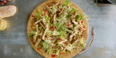 Lamb Tagine and Chicken Caesar Salad