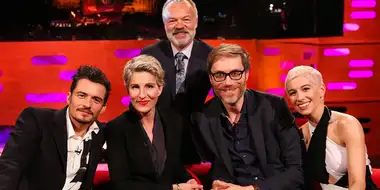 Orlando Bloom, Stephen Merchant, Tamsin Greig, SuRie