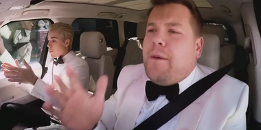 Justin Bieber & James Corden's Post-Grammys Drive