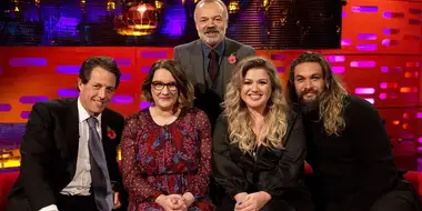 Hugh Grant, Jason Momoa, Sarah Millican, Kelly Clarkson