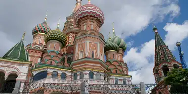 Moscow, the Cathedral Saint-Basile-the-Blessed