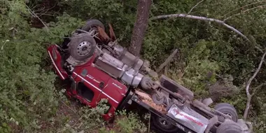Red Truck Wreck