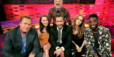 Arnold Schwarzenegger, Emilia Clarke, Jake Gyllenhaal, Cara Delevingne, Tinie Tempah