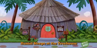 Daniel Sleeps at the Treehouse