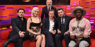 Jennifer Lawrence, James McAvoy, Jack Whitehall, Johnny Depp, Will.i.am