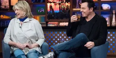 Seth MacFarlane & Martha Stewart