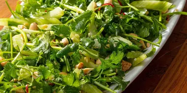 Chinese Stir-Fry and Salad