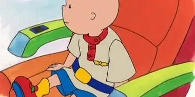 Caillou Flies on a Plane