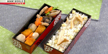 Koyadofu and Chicken Teriyaki Bento & Koyadofu and Matsutake Rice Bento