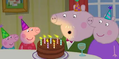 Grandpa Pig's birthday