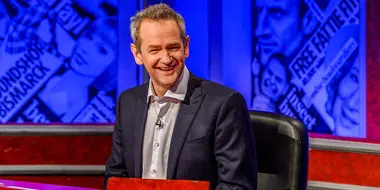 Alexander Armstrong, Joe Lycett and Kirsty Wark