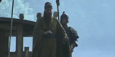 Guan Yu attends a feast alone and armed with only a blade