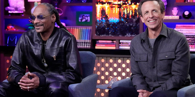 Snoop Dogg and Seth Meyers