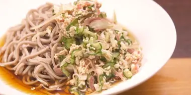 Authentic Japanese Cooking: Soba Noodles with Soboro
