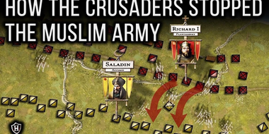 Battle of Arsuf, 1191 ⚔️ How did the Crusaders stop Saladin's Muslim Army? ⚔️ Third Crusade (Part 2)