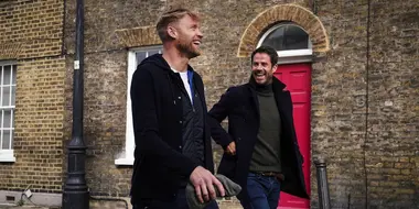 Jamie Redknapp and Freddie Flintoff