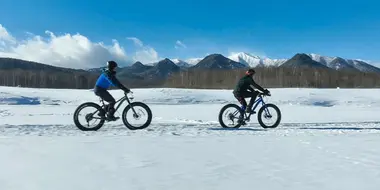 Cycling on Ice: Lake Nukabira