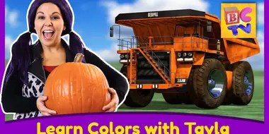 Learn Colors with Dump Trucks featuring Tea Time with Tayla