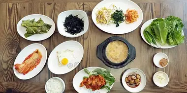 Natto Chigae and Self Bibimbap of Cheongju City, South Korea