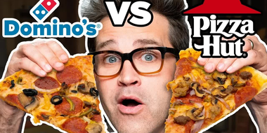 Dominos vs. Pizza Hut Taste Test | FOOD FEUDS