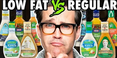 Low Fat vs. Regular Salad Dressing Taste Test