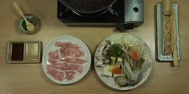 Flaming Sake Pot and Barley Rice with Grated Yam of Nishiogu, Arakawa Ward