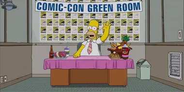 Homer from the Green Room at San Diego Comic-Con 2016