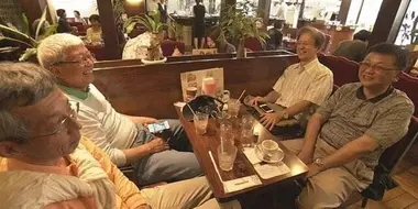 Relaxing in a Nagoya Café