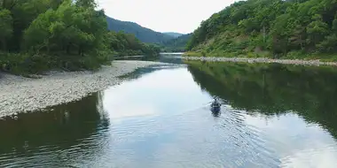 Canoeing on the Teshio River Part 1