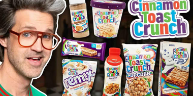 We Tried EVERY Cinnamon Toast Crunch Snack (Throwback)