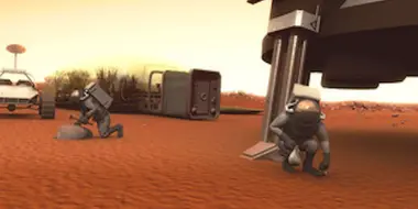 Crash Landing on Mars