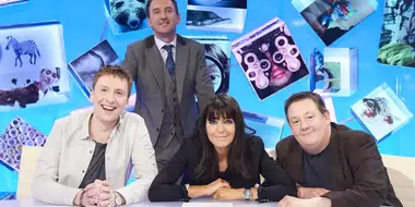 Claudia Winkleman, Johnny Vegas, Joe Lycett