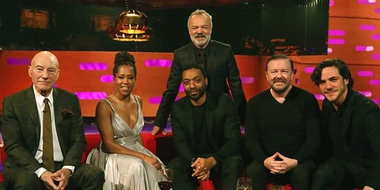 Sir Patrick Stewart, Ricky Gervais, Regina King, Chiwetel Ejiofor, Jack Savoretti