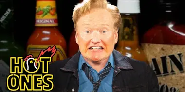Conan O'Brien Needs a Doctor While Eating Spicy Wings