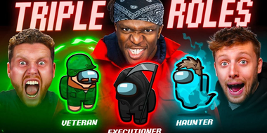 SIDEMEN AMONG US TRIPLE ROLES: EXECUTIONER, VETERAN & HAUNTER!