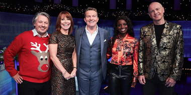 Christmas: Tim Lovejoy, Kay Burley, Eni Aluko & Richard Herring