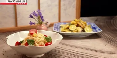 Authentic Japanese Cooking: Somen with Tomato and Lemon