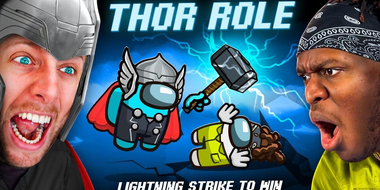 SIDEMEN AMONG US THOR ROLE: LIGHTNING STRIKE TO WIN