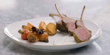 Rack of Lamb with Thumbelina Carrots