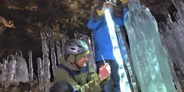 Exploring an Icy Cave