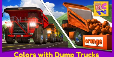 Learn Colors with Dump Trucks - Part 1