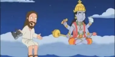 Jesus and Vishnu on Christmas Eve