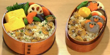 Tonteki Bento & Clam Rice Bento