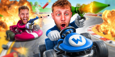 SIDEMEN MARIO KART BUT WITH WEAPONS