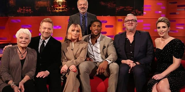 Dame Judi Dench, Sir Kenneth Branagh, Anthony Joshua, Noomi Rapace, Greg Davies, Claire Richards