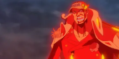 Akainu's Tenacity! The Fist of Magma Attacks Luffy