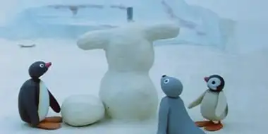 Pingu Builds a Snowman