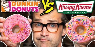 Dunkin vs. Krispy Kreme Taste Test | Food Feuds