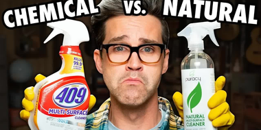 Name Brand vs. Natural Cleaning Product Test